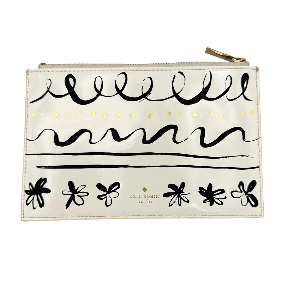 Kate Spade New York Daisy Place Pencil Pouch Storage Bag